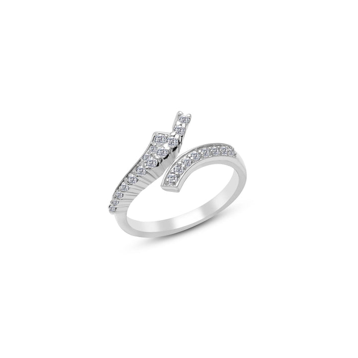 Glide Moissanite Statement Ring by Carat For You on White Background