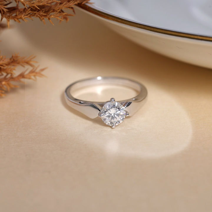 Perfect Moissanite Solitaire Ring - Carat For You