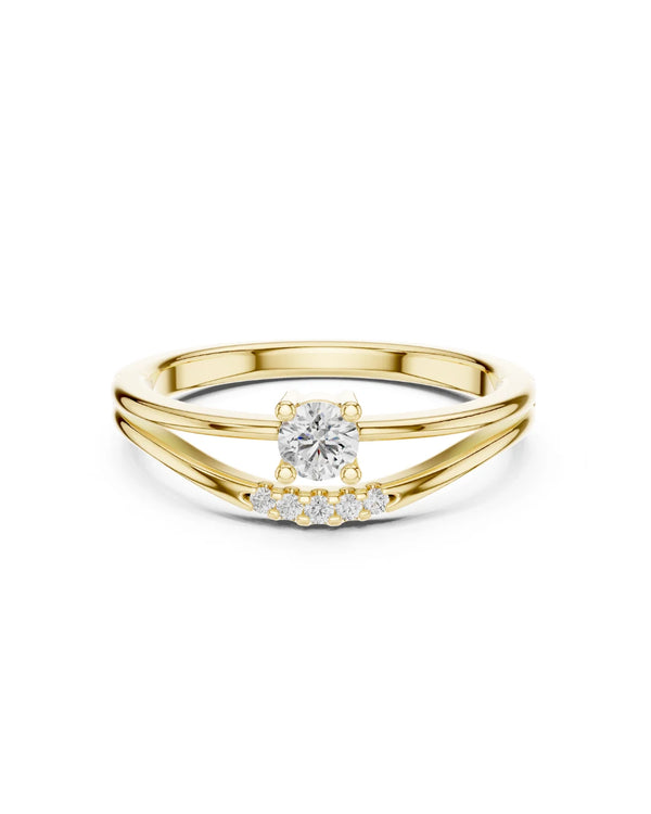 Ivy Moissanite Statement Ring - 925 Sterling Silver