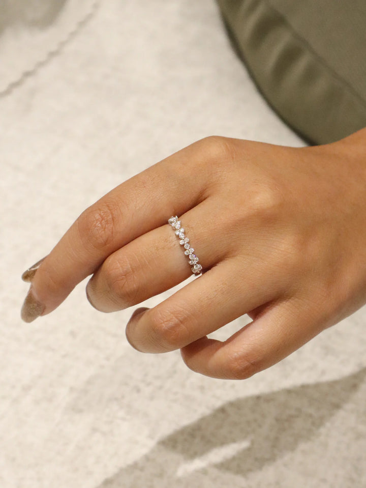 Tiara Moissanite Statement Ring