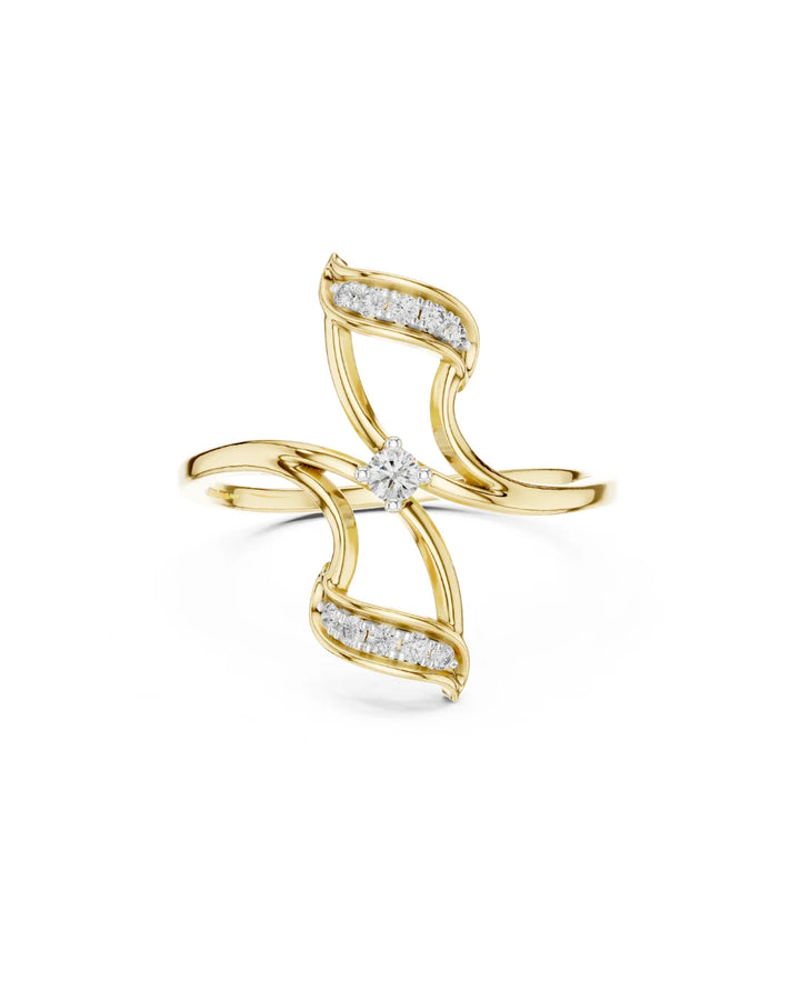 Yuvi Petal Grace Moissanite Ring