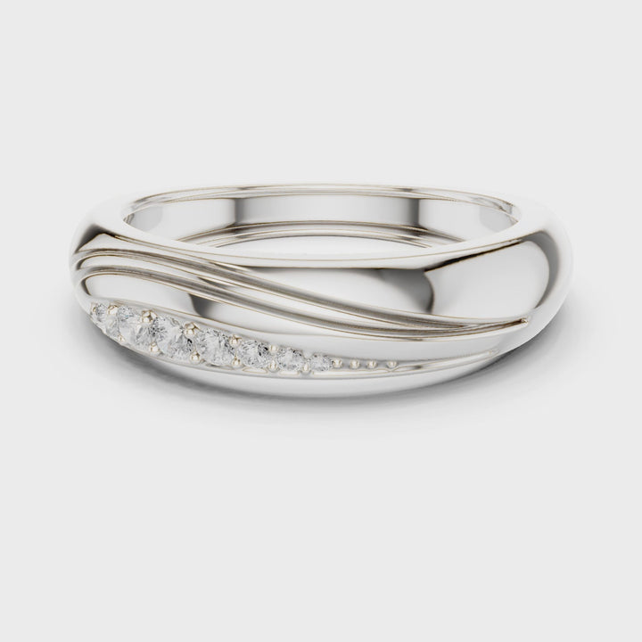 Ironclad Moissanite Band Ring Video