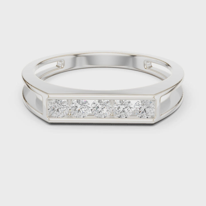 Edgecraft Moissanite Statement Ring Video